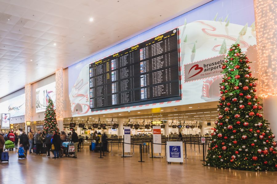 The magic of Christmas descends on Brussels Airport