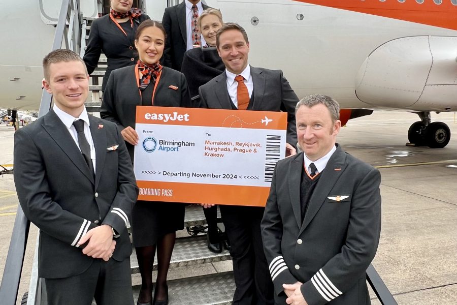 easyJet launches first flights on five fantastic new routes from Birmingham Airport